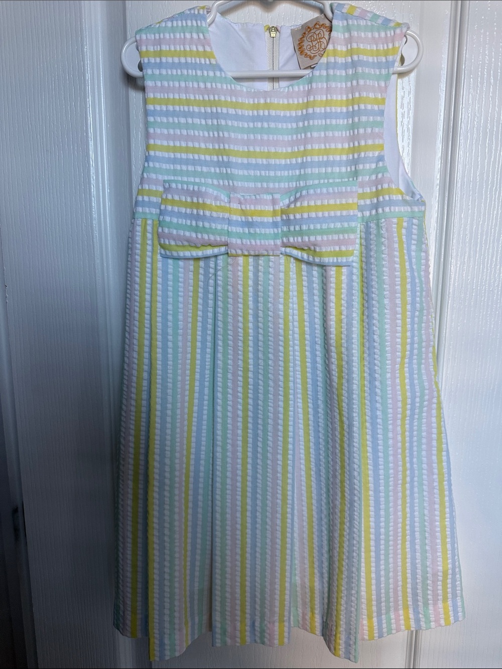 The Beaufort Bonnet Striped Dress Size 7